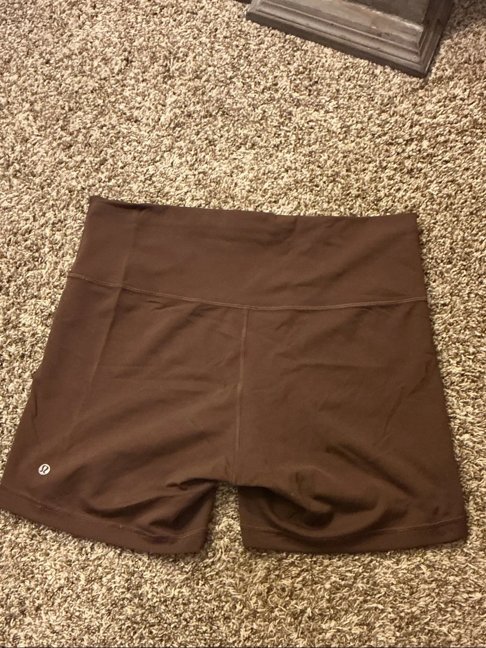 lululemon athletica Brown High-Rise Bike Shorts